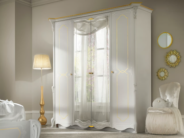 GIULIETTA - Mirrored wooden wardrobe by CASA +39 - view 2